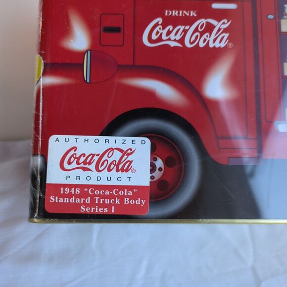 VINTAGE COLLECTIBLE 1948 COCA-COLA ROUTE TRUCK TIN BRAND NEW SEALED W/ POPCORN. - Picture 6 of 7